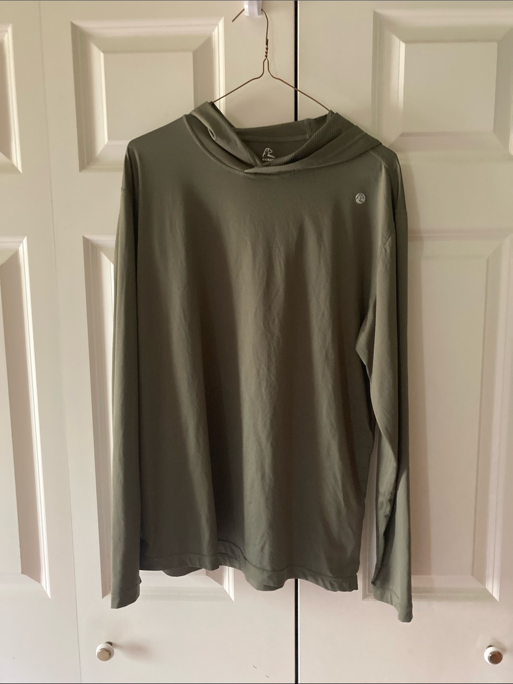 Rhoback Blitz Tech Hoodie men's M green dusty pine Ionic SilverKnit